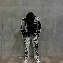 Load image into Gallery viewer, Genuine Cowhide Jacket And Pant Set Pony Skin Jacket