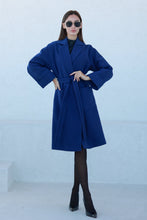 Load image into Gallery viewer, Classic Wraparound Cashmere Blend Overcoat