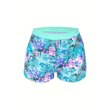 Load image into Gallery viewer, Printed High‑Waist Slimming Bikini Three‑Piece Set