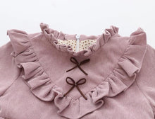 Load image into Gallery viewer, spring new Korean dress children's skirt, baby girl dress, baby spring blouse, corduroy