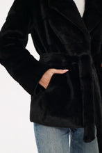 Load image into Gallery viewer, Faux Mink Effect Fur Coat