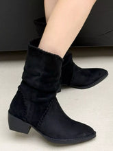 Load image into Gallery viewer, Point Toe Block Heels Boots