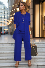 Load image into Gallery viewer, Women's 3-Piece Longline Duster Cardigan