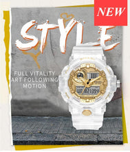 Load image into Gallery viewer, Sport Digital Watch for Men and Woman With Luminous Dual Time Waterproof 5 Bar Modern Men's Military Wristwatch WIth Night Mode