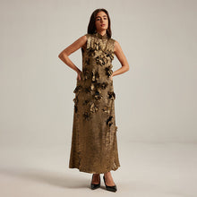 Load image into Gallery viewer, 🌸 Three-Dimensional Floral Sleeveless A-Line Dress