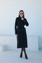 Load image into Gallery viewer, Alaska Classic Cashmere Blend Overcoat in Black