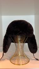 Load image into Gallery viewer, Genuine Leather Shearling Hat Unisex