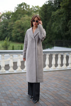 Load image into Gallery viewer, Classic Wool Blend Coat in Grey
