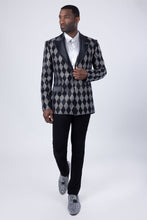 Load image into Gallery viewer, Barabas Torva Rhinestone Blazer 4EBK52