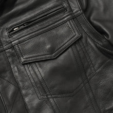 Load image into Gallery viewer, Nightstrike Men’s Motorcycle Leather Jacket
