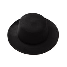 Load image into Gallery viewer, Winter Autumn Woolen Women Men Fedora Hats Fashionable Women Classic Wide Brim Fedora Hat Adjustable Big Fedoras Hat Luxury Brim Fedora Hat Summer Men Classic Hat