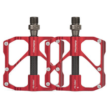 Load image into Gallery viewer, Titanium Bicycle Pedal Titanium Shaft Carbon Tube Bicycle Pedal Mountain Bike 3 Palin Pedal Road Bike Riding Pedal Bicycle Platform Pedals Bicycle Pedal Titanium Shaft Carbon Tube Bicycle Pedal Mountain Bike Pedal Road Bike Riding Pedal