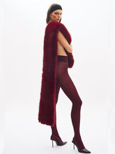 Load image into Gallery viewer, Jazmin Burgundy Multi-wear Faux Fur Scarf