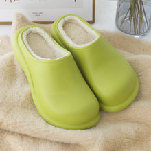 Load image into Gallery viewer, New Winter Women Slipper Soft Bottom Plush Home Shoes Slippers Indoor Waterproof Non-Slip Memory Foam Comfy Fluffy Fur Memory Foam Boots House Shoes Thick Sole 6cm