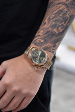 Load image into Gallery viewer, Mod Day-Date Rose Gold Green