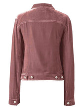 Load image into Gallery viewer, Casual Button-Up Long Sleeve Jacket with Chest Pockets and Relaxed Fit