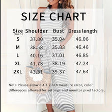 Load image into Gallery viewer, Women's Striped Halter Neck Jumpsuit with Self-Tie Belt & Wide-Leg Crop