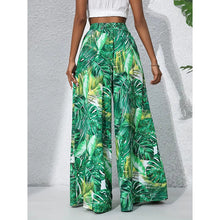 Load image into Gallery viewer, Women’s Printed High‑Waist Wide‑Leg Palazzo Pants
