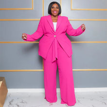 Load image into Gallery viewer, Casual Long Sleeve Pants Lace-up Two-piece Set