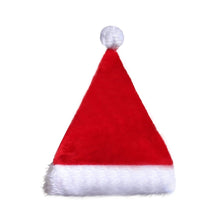 Load image into Gallery viewer, Mandotos Christmas Hat LED Light Plush Luminous Santa Hat For Children And Adults