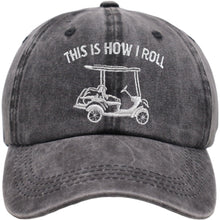 Load image into Gallery viewer, Funny Golf Cart Hat Adjustable Baseball Cap