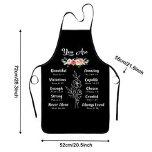 Load image into Gallery viewer, Inspirational Christian Apron – Perfect Gift for Faith-Filled Loved Ones