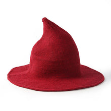 Load image into Gallery viewer, European American Halloween Wool Wizard Hat