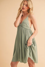 Load image into Gallery viewer, Ruched Plunge Mini Cami Dress For Women – Flattering, Romantic, Chic & Trendy for Night Outs and Special Events