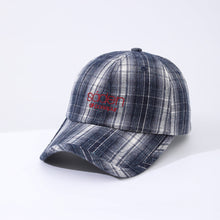 Load image into Gallery viewer, Women's Striped Checkered Embroidered Baseball Cap – 4 Colors