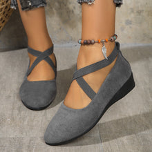 Load image into Gallery viewer, Elastic Band Platform Wedge Pumps – 6 Colors EU 35–43