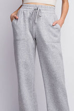 Load image into Gallery viewer, Faith Apparel Full Size Drawstring Straight Leg Slit Sweatpants