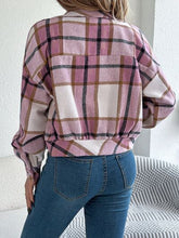 Load image into Gallery viewer, Classic Plaid Button Up Long Sleeve Jacket Women Cozy Trendy Everyday Wear Simple Jacket