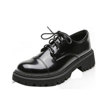 Load image into Gallery viewer, Women’s Solid-Color Retro Slip-On Platform Shoes