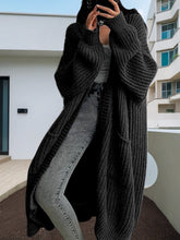 Load image into Gallery viewer, Women’s Long Cardigan Sweater – Loose Fit Knitwear, Versatile Style