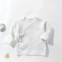 Load image into Gallery viewer, Baby Cotton Long Sleeve Top with Half Back Design - # BAAA61110002