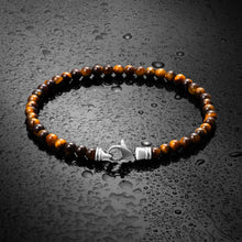 Load image into Gallery viewer, Spiritual Bead Bracelet, 4MM - Tiger’s Eye
