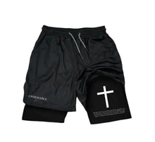 Load image into Gallery viewer, Double-layer Shorts Printed Sports And Leisure Pants - # BOAA13110005