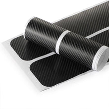 Load image into Gallery viewer, 4PCS Car Stickers Universal Sill Scuff Anti Scratch Carbon Fiber Auto Car Door Sticker Decals AUTO Car Door Jamb Guard and Sill Protector Car Door Sill Plate Protectors Door Entry Guards Sill Scuff Cover Panel Step Protector Car Accessories