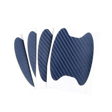 Load image into Gallery viewer, 4pcs Universal Carbon Fiber Auto Car Door Handle Stickers Car Handle Protection Premium Car Door Cup Scratch Protector TPU Carbon Fiber Like 3D Stickers Universal Auto Door Cup Scratch Protection Cover Car Handle Anti Scratch Stickers Car Accessories