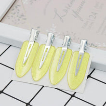 Load image into Gallery viewer, 4pcs/1pc No Bend Seamless Hair Clips Side Bangs Fix Fringe Barrette Makeup Washing Face Accessories Women Girls Styling Hairpins Gorgeous Hair Accessories For Women