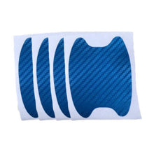 Load image into Gallery viewer, 4Pcs/Set Car Door Sticker Carbon Fiber Scratches Resistant Cover Auto Handle Protection Film Exterior Styling Accessories New Car Door Handle Cup Scratch Protector Scratches Protective Films Clear Side Sticker Scratches Car Door Protector Films