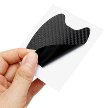 Load image into Gallery viewer, 4Pcs/Set Car Door Sticker Carbon Fiber Scratches Resistant Cover Scratches Resistant Cover Auto Handle Protection Film Exterior Styling Accessories Door Sticker Carbon Fiber Scratches Resistant Cover Car Handle Protection Film Exterior Styling Accessories