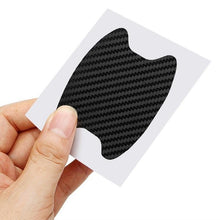 Load image into Gallery viewer, 4Pcs/Set Car Door Sticker Carbon Fiber Scratches Resistant Cover Scratches Resistant Cover Auto Handle Protection Film Exterior Styling Accessories Door Sticker Carbon Fiber Scratches Resistant Cover Car Handle Protection Film Exterior Styling Accessories