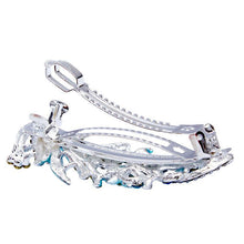 Load image into Gallery viewer, 5 Colors Trendy Peacock Barrettes Crystal Flower Hairpins Headwear For Hair Women Romantic Headdress Wedding Hair Accessories for Brides and Bridesmaids