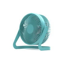 Load image into Gallery viewer, 5 Inch USB Desktop Fan 360° Rotating Mini Adjustable Portable Electric Fan Summer Mute Air Cooler For Home Office Strong Wind Two Speed Modes Super Silent Mini Portable Desktop USB Cooler Cooling Fan