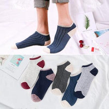 Load image into Gallery viewer, 5 Pairs/Set Women's Cotton Happy Cute Cat Short Socks Print Cartoon Animal Casual Summer Socks Red Heart Funny Ankle Socks Pure Cotton Socks For Men And Women
