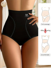 Load image into Gallery viewer, 5 pcs high waist tummy Ice silk scarless women's triangle panties comfortable breathable buttocks summer thin models