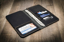 Load image into Gallery viewer, Badge Long Wallet - Black