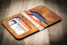 Load image into Gallery viewer, The Georgetown Minimalist Wallet in Saddle Tan