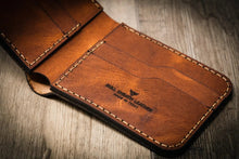 Load image into Gallery viewer, Western Bifold Wallet - Chestnut Brown